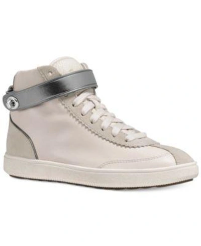 Shop Coach C213 High-top Sneakers In Chalk