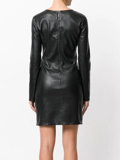 Shop Arma Textured Dress - Black