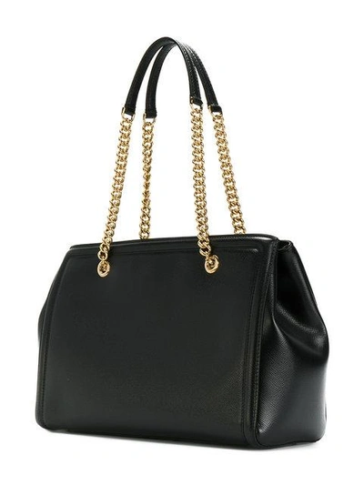 Shop Ferragamo Melike Shoulder Bag In Black