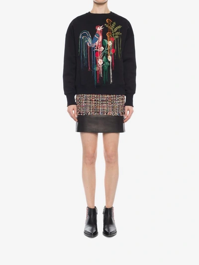 Shop Alexander Mcqueen Embroidered Sweatshirt