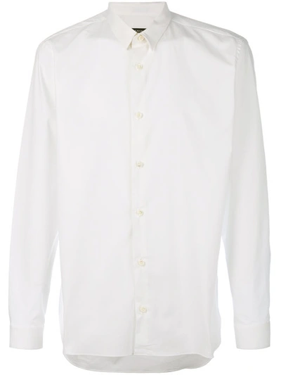 Z Zegna White Cotton Shirt