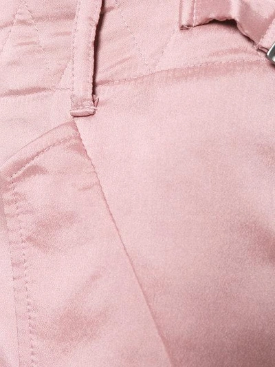Shop Moschino Cargo Trousers - Pink