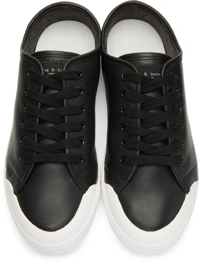 Shop Rag & Bone Black Standard Issue Lace-up Sneakers