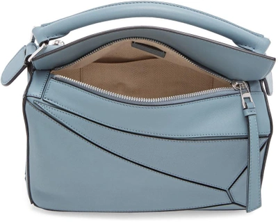 Puzzle leather handbag Loewe Blue in Leather - 30969029