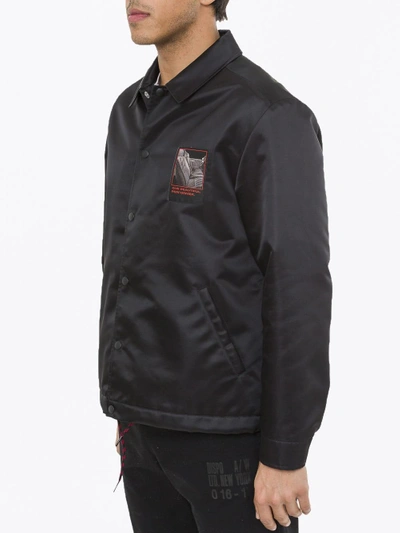 Shop Alexander Wang Slow And Steady Printed Coachs Jacket