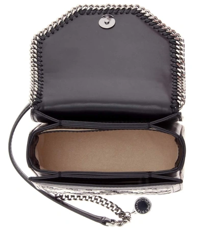 Shop Stella Mccartney Mini Falabella Box Shoulder Bag In Llack