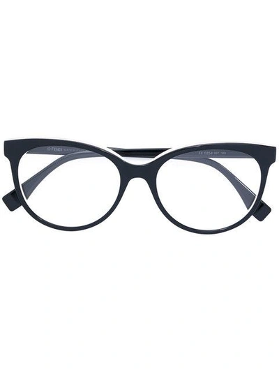 Shop Fendi Soft Cat-eye Glasses
