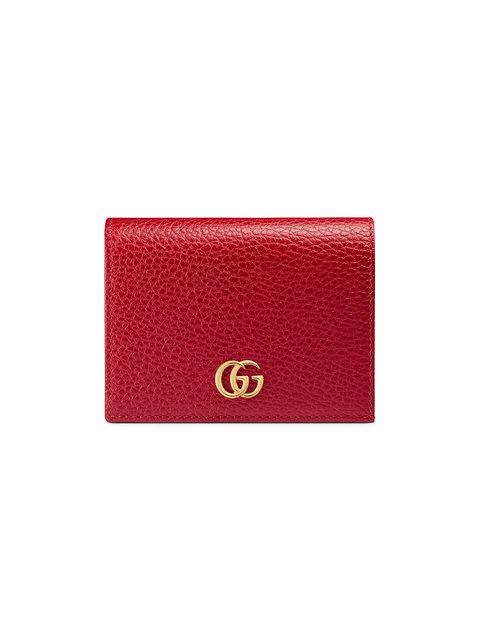 gucci petite marmont leather card case