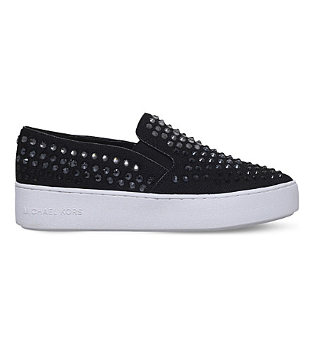 michael kors trent embellished slip on