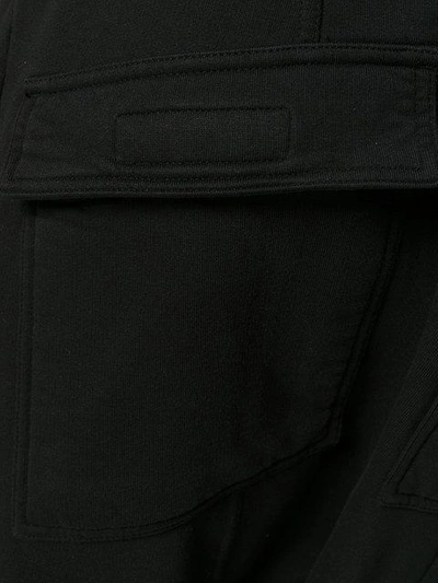 Shop Rick Owens Drkshdw Black Drop Crotch Trousers