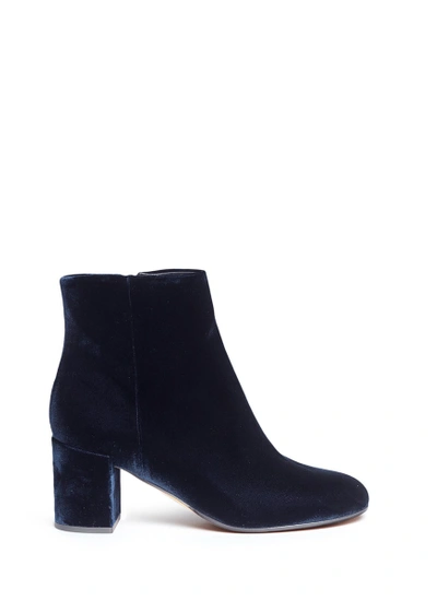 Shop Vince 'blakely' Velvet Ankle Boots