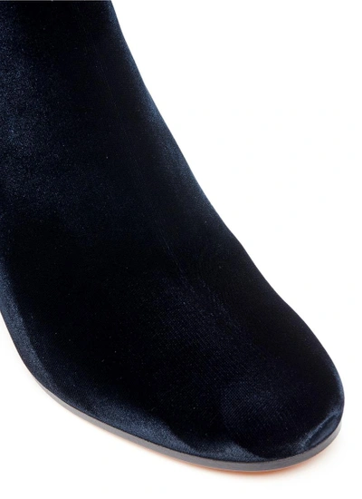 Shop Vince 'blakely' Velvet Ankle Boots