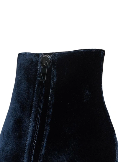 Shop Vince 'blakely' Velvet Ankle Boots