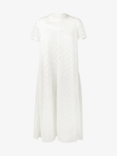 Shop Emilia Wickstead Cecilia Embroidered Dress In White