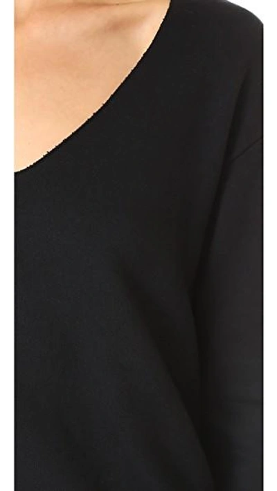 Shop Lna Ablaze Sweatshirt In Black