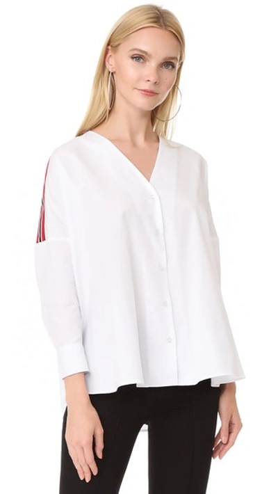 Jour/né Cotton Oversize Shirt In White