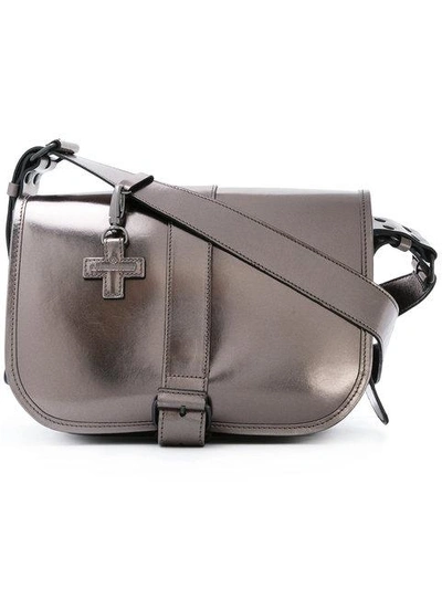 Shop A.f.vandevorst Buckled Metallic Satchel