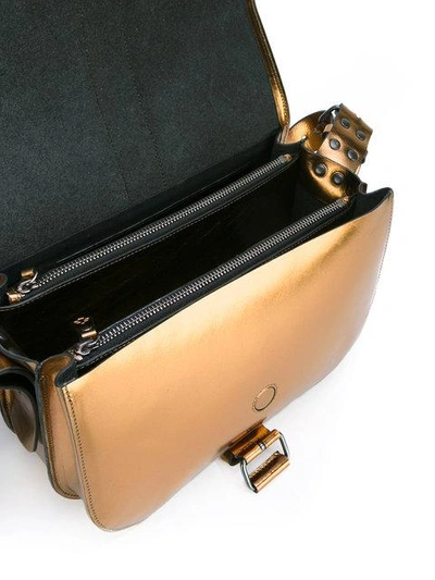 Shop A.f.vandevorst Metallic Buckled Satchel