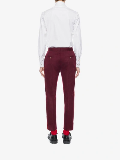 Shop Alexander Mcqueen Side Band Trousers