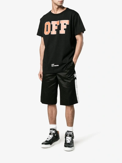 Shop Off-white Off Printed T Shirt In Black