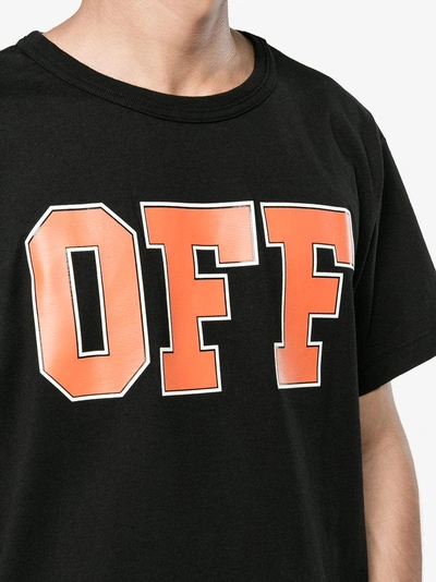Shop Off-white Off Printed T Shirt In Black