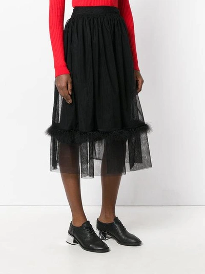Shop Simone Rocha Tulle Skirt In Black