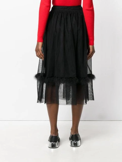 Shop Simone Rocha Tulle Skirt In Black