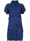 ISSEY MIYAKE textured high-neck dress,IM78FT16012219962