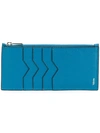 Valextra Vertical Cardholder - Blue