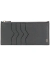 Valextra Vertical Cardholder In Grey