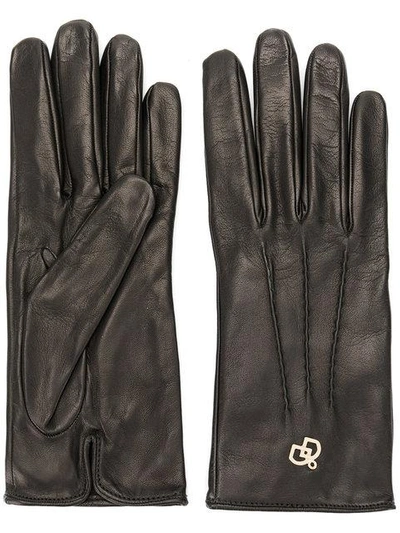 Shop Dsquared2 Classic Gloves In Black