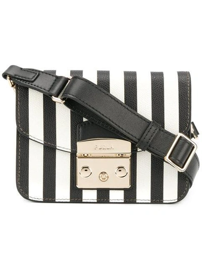 Shop Furla Striped Mini Metropolis Bag