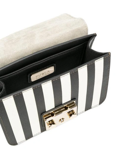 Shop Furla Striped Mini Metropolis Bag