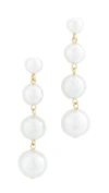 REBECCA MINKOFF STATEMENT SPHERE DROP EARRINGS