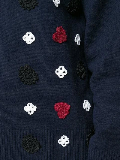 Shop Sacai Bandana Embroidered Sweater