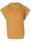 SEE BY CHLOÉ HOODED PONCHO SWEATER,S7AMV01S7A53012209844