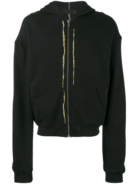 haider ackermann velvet hoodie