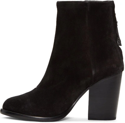 Shop Rag & Bone Black Suede Ashby Boots