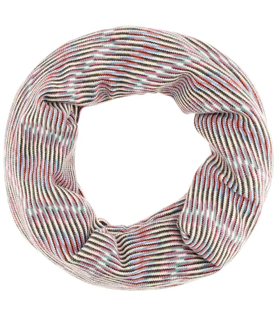 Missoni Striped Wool Scarf In Multicoloured