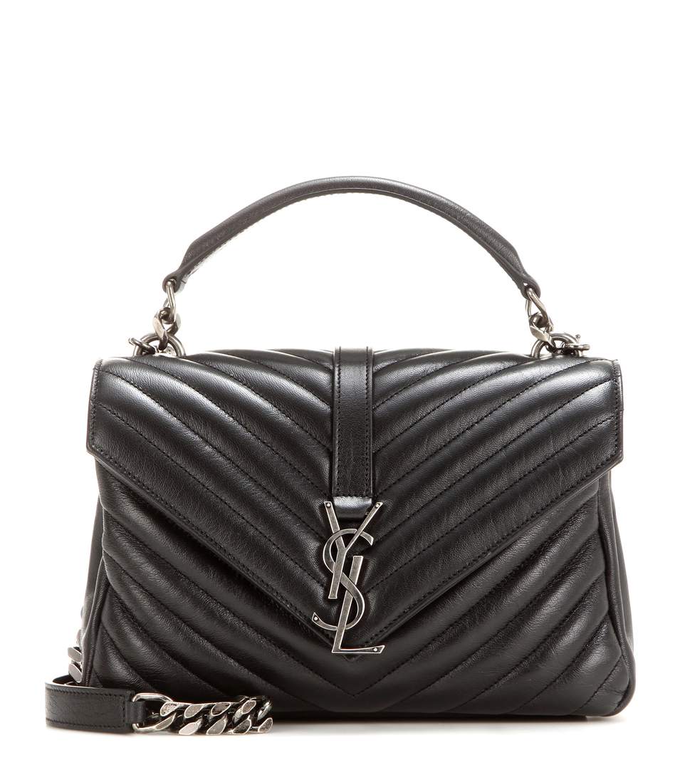 saint laurent classic monogram quilted leather shoulder bag