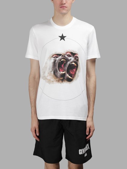 givenchy monkey brothers t shirt white