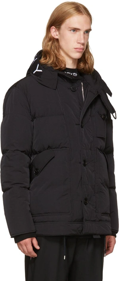 Shop Givenchy Black Down Puffer Jacket