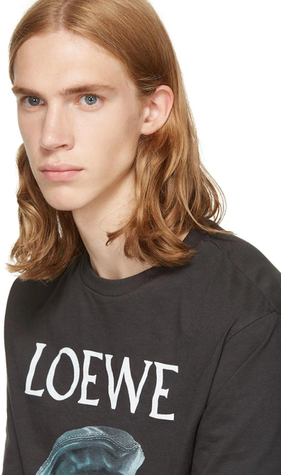 Shop Loewe Black Dog T-shirt