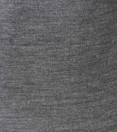 Shop Prada Virgin Wool Sweater In Grey