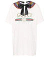 GUCCI SEQUINNED COTTON T-SHIRT,P00268344