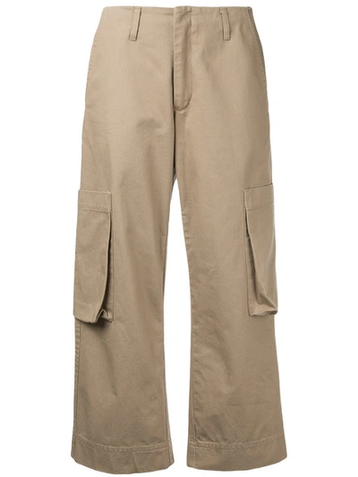 Bassike Cropped Cargo Trousers