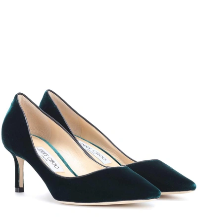 Jimmy Choo Romy 60 Velvet Pumps