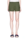 FIGUE 'Cassia' embroidered outseam silk shorts