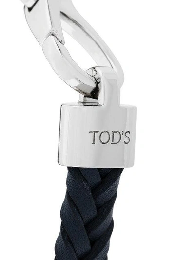 Shop Tod's Classic Woven Bracelet