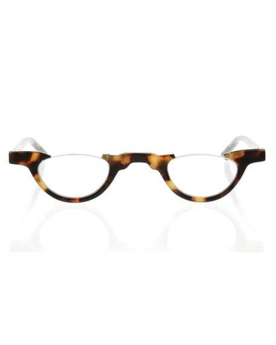 Eyebobs Topless Semi-rimless Acetate Readers In Brown Pattern